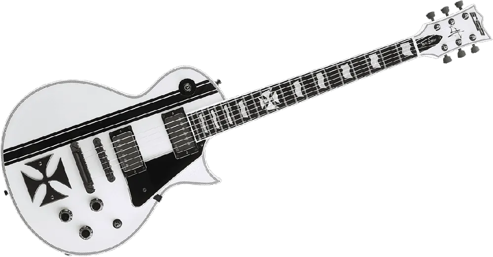 LTD IRONCROSS-SW James Hetfield Iron Cross Blanc brillant Must-Have