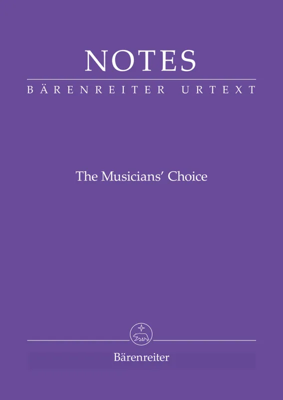 Offre Spéciale Baerenreiter Verlag Notes The Musician‘s Choice - Mini Notebook - Faure Purple