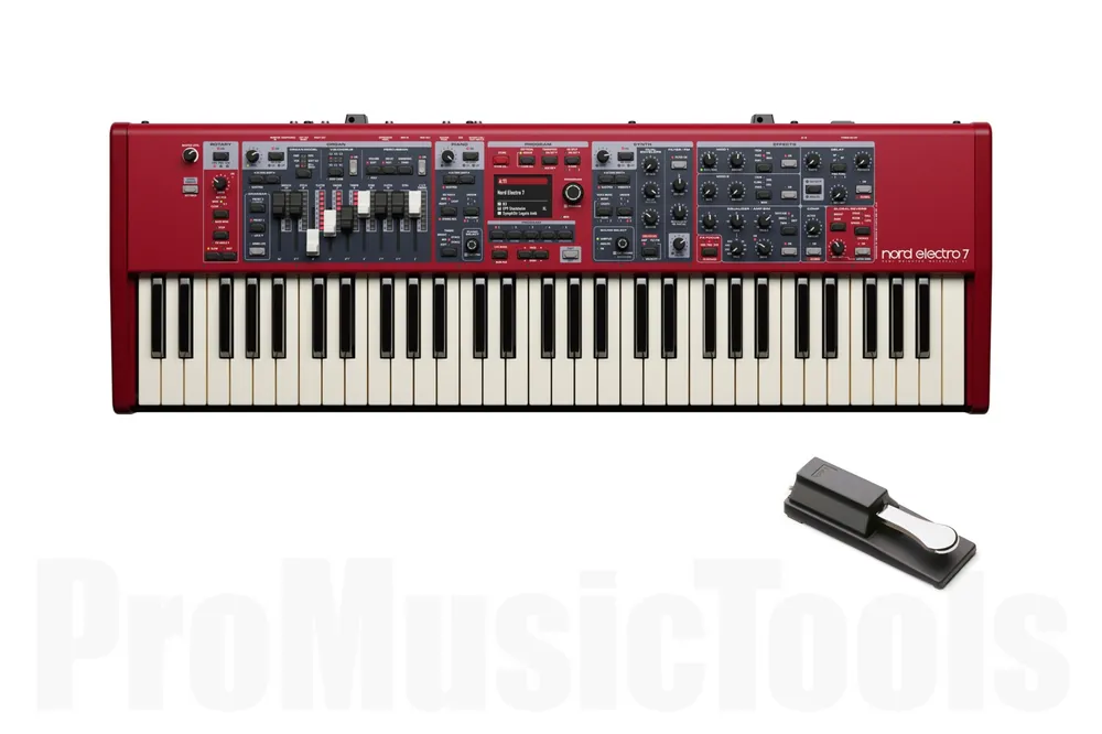 Offre Limitée Clavia Nord Electro 7D 61 inkl. Studiologic VFP1-25 - Bundle Set