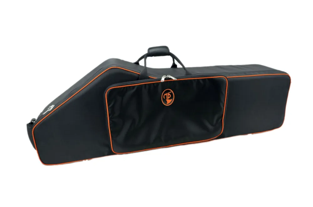 Commander Vite Marcus Bonna Cases Baritone Saxophone (Low A) Case with Wheels - Black