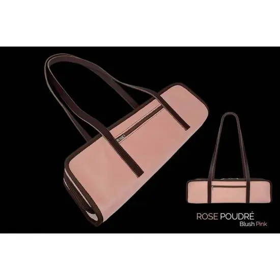 Prix Réduit Dôme France "One Way" DFOW-RP - Sac en Cuir pleine fleur pour flûte - Rose Poudré