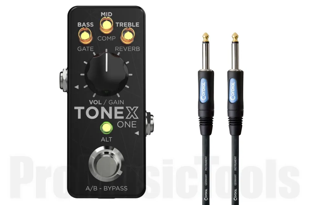 IK Multimedia ToneX ONE Bundle inkl. Cordial CCFI 3 PP Must-Have
