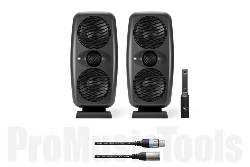 IK Multimedia iLoud MTM MKII Pair Bundle - Black - inkl. 2x Cordial EM 10 FM - Bundle Set Affaire À Saisir