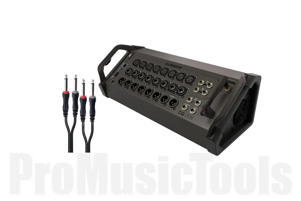 Allen & Heath CQ20B inkl. Cordial EU 3 PP - Bundle Set Achetez Aujourd'hui