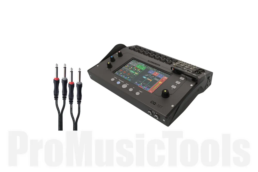 Solde Allen & Heath CQ18T inkl. Cordial EU 3 PP - Bundle Set