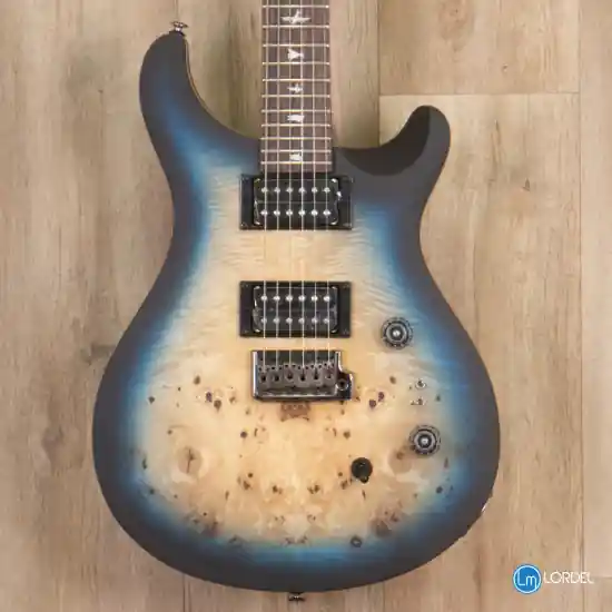 Soldes Prs SE exotic 24-08 poplar burl lake blue midnight burst limited