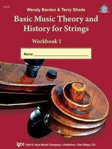 Must-Have Kjos Music Basic Music Theory and History for Strings, Workbook 1 - Barden/Shade - Violin - Book