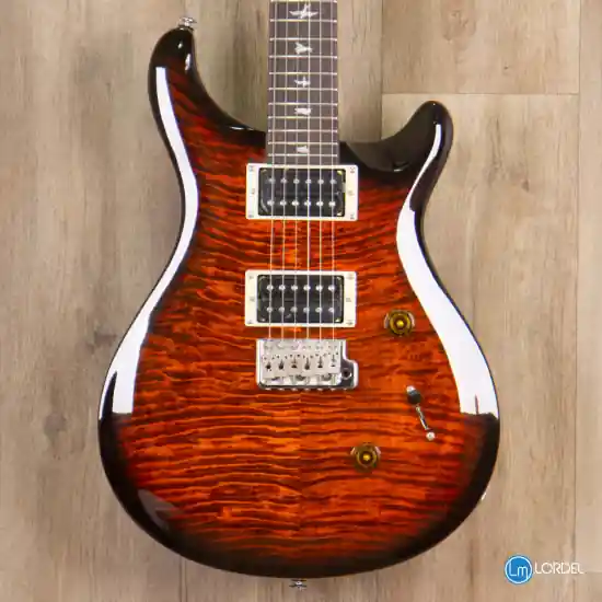 Satisfait Ou Remboursé PRS SE Custom 24 orange Tiger Smokeburst limiited edition
