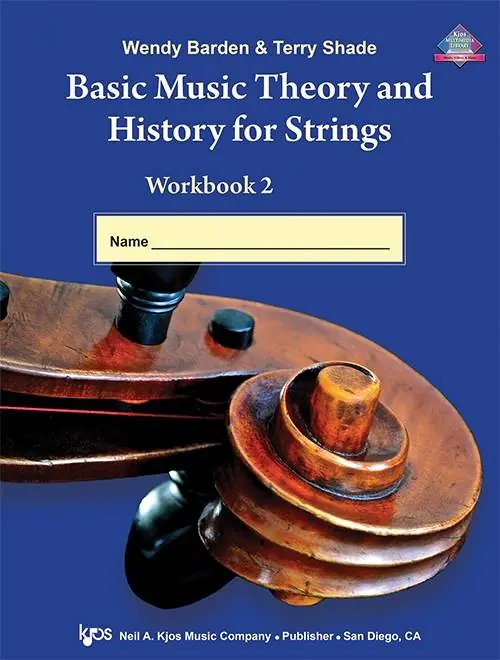 Usine Directe Kjos Music Basic Music Theory and History for Strings, Workbook 2 - Barden/Shade - Viola - Book
