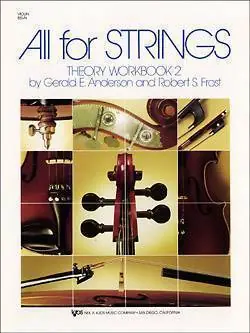 Expédition Rapide Kjos Music All For Strings Theory Workbook 2 - Violin