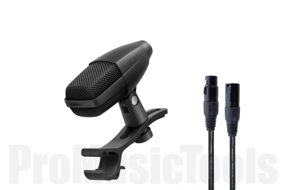 Soldes Sennheiser MD 421 Kompakt & MZH Drum Clamp Set incl. Cordial EM 10 FM - Bundle Set