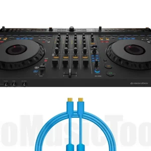 Achat Immédiat AlphaTheta DDJ-GRV6 incl. DJ TechTools Chroma USB-C to USB-C 1m cable - Bundle Set