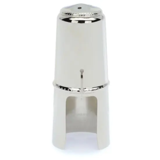 Top Vente BONADE - Couvre bec pour ligature de clarinette Sib avec vis inversées - Argenté