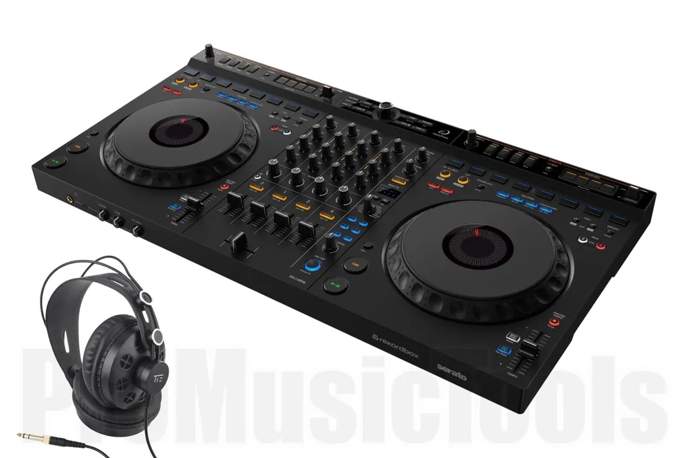 Prix Promo AlphaTheta DDJ-GRV6 incl. TIE Studio THP-580 Headphones – Bundle Set