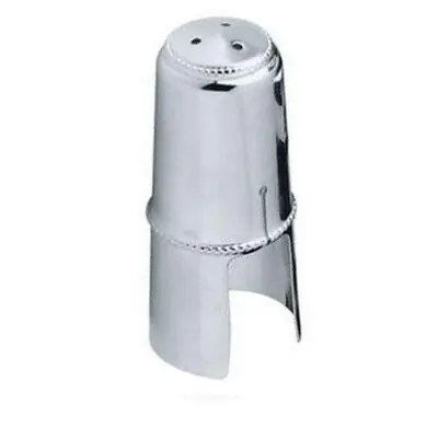 BONADE - Couvre bec pour ligature de clarinette Sib avec vis inversées - Nickelé Nouvel Arrivage