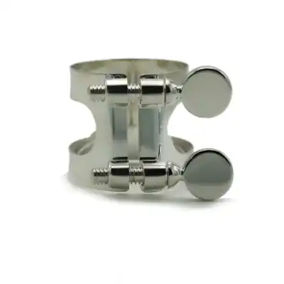 Haute Qualité BONADE - Ligature pour clarinette Sib - Nickelée, vis inversées