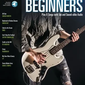 Hal Leonard Songs for Beginners Bass Play-Along Volume 59 - Bass Guitar TAB - Book/Audio Online Vente Flash