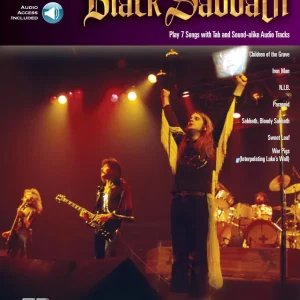 Hal Leonard Black Sabbath Bass Play-Along Volume 26 - Bass Guitar TAB - Book/Audio Online Must-Have