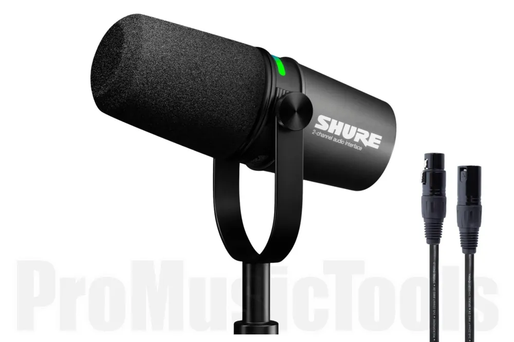 Shure MV7i incl. Cordial EM 10 FM - Bundle Set Super Prix