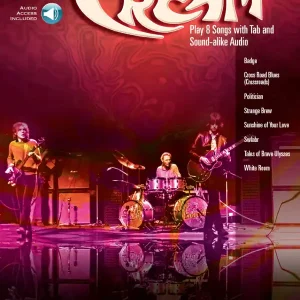 Hal Leonard Cream Bass Play-Along Volume 52 - Bass Guitar TAB - Book/Audio Online Must-Have