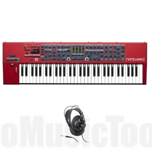 Clavia Nord Wave 2 incl. TIE Studio Headphones - Bundle Set Commande En Gros
