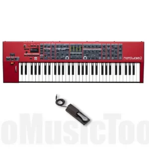 Clavia Nord Wave 2 inkl. Studiologic VFP1-25 Sustain Pedal - Bundle Set Acheter En Ligne