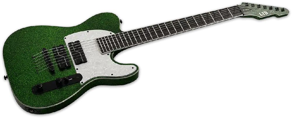 Marque LTD SCT607-BGSP Stephen Carpenter Modele 600 Vert pailleté 7 cordes