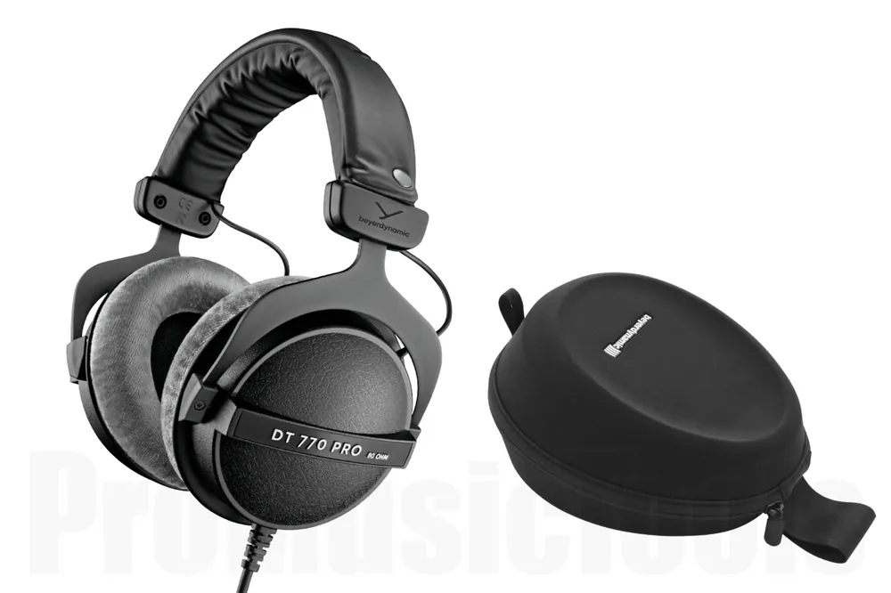 Jusqu'à Épuisement Des Stocks Beyerdynamic DT 770 PRO 80 Ohm incl. DT Hardcase - Bundle Set