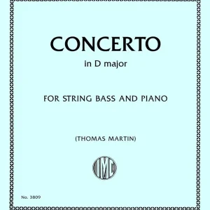 Remise International Music Company Concerto in D major - Vanhal/Martin - Double Bass/Piano