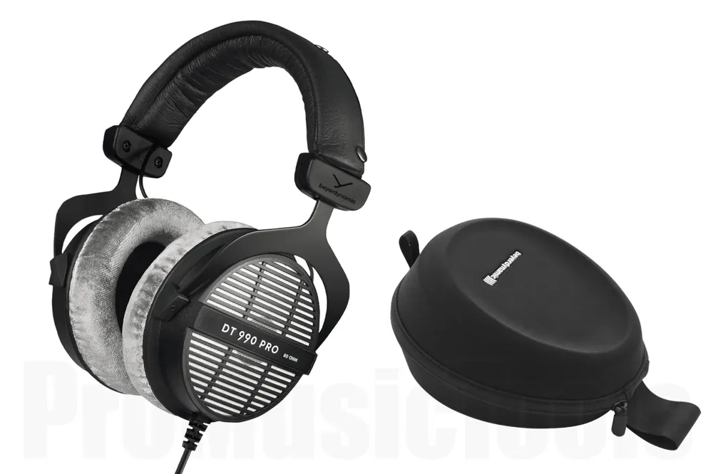Commander Vite Beyerdynamic DT 990 PRO 80 Ohm incl. DT Hardcase - Bundle Set