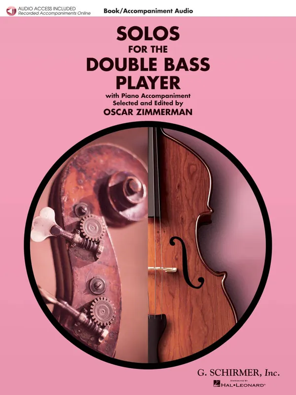 Must-Have G. Schirmer Inc. Solos for the Double Bass Player - Zimmerman - Double Bass/Piano - Book/Audio Online