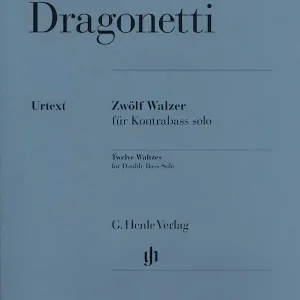 Remise G. Henle Verlag Twelve Waltzes for Double Bass Solo - Dragonetti/Glocker - Book