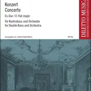 DOBLIN Concerto in Eb Major - Vanhal - Double Bass/Piano - Book Authentique