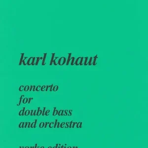 Nouvel Arrivage Yorke Edition Concerto in D major - Kohaut/Young - Double Bass/Piano - Book