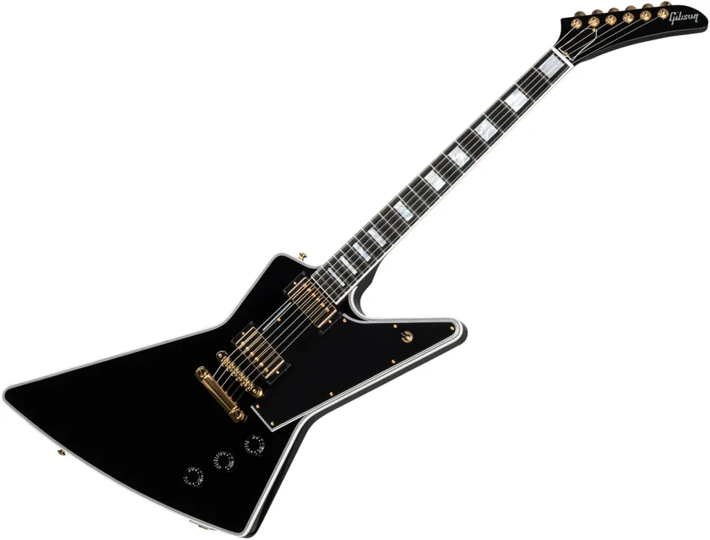 Gibson Custom Shop Explorer Custom - ebony Usine Directe