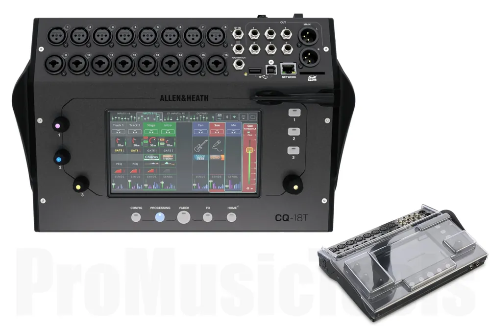 Allen & Heath CQ18T inkl. Decksaver - Bundle Set Commande En Gros