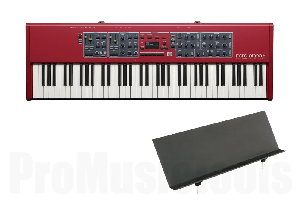 Clavia Nord Piano 6 73 inkl. Nord Music Stand V2 - Bundle Set Meilleur Prix