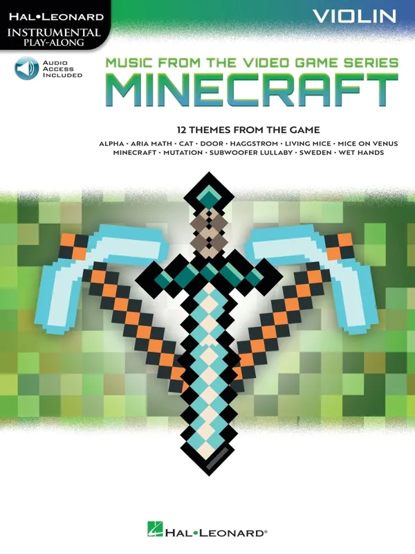 Hal Leonard Minecraft Music from the Video Game Series - Violin - Book/Audio Online Nouveauté