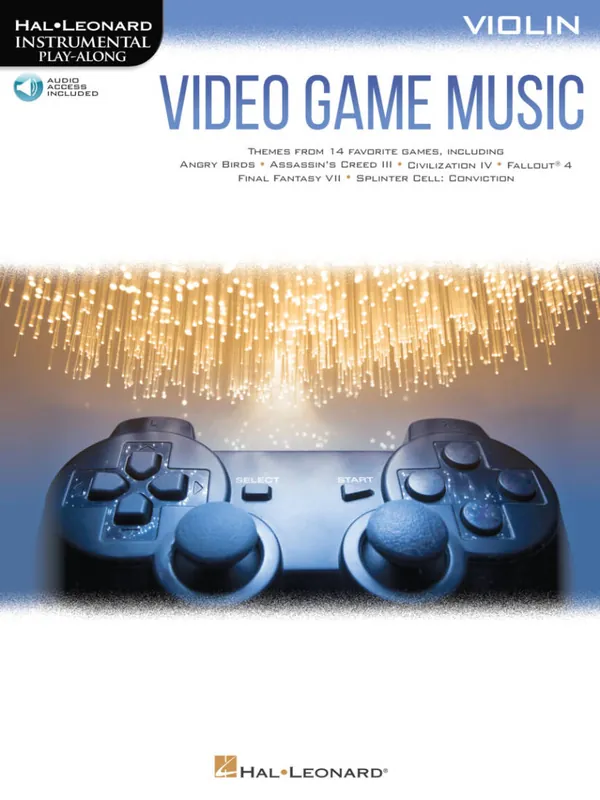 Hal Leonard Video Game Music Instrumental Play-Along - Violin - Book/Audio Online Solde