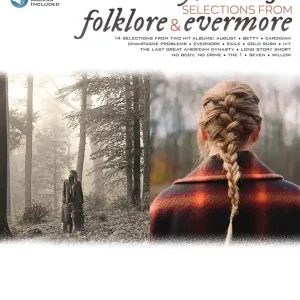 Livraison Express Hal Leonard Taylor Swift, Selections from Folklore & Evermore Instrumental Play-Along - Swift - Violin - Book/Audio Online