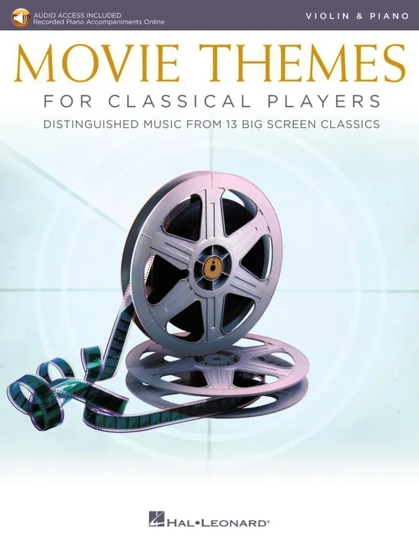 Hal Leonard Movie Themes for Classical Players - Violin/Piano - Book/Audio Online Commander Maintenant