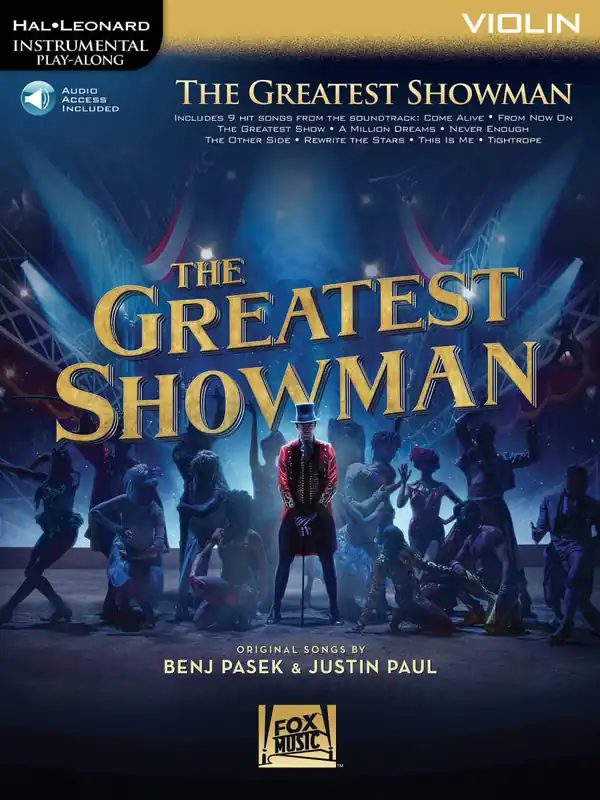 Produit De Marque Hal Leonard The Greatest Showman Instrumental Play-Along - Pasek/Paul - Violin - Book/Audio Online