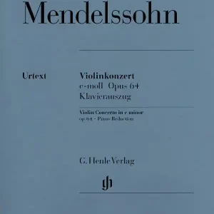 G. Henle Verlag Violin Concerto e minor op. 64 - Mendelssohn /Scheideler /Ozim - Violin/Piano Reduction - Sheet Music Achetez Aujourd'hui