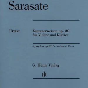 Paiement Sécurisé G. Henle Verlag Gypsy Airs, Op. 20 (Zigeunerweisen Opus 20) - Sarasate/Heinemann - Violin/Piano