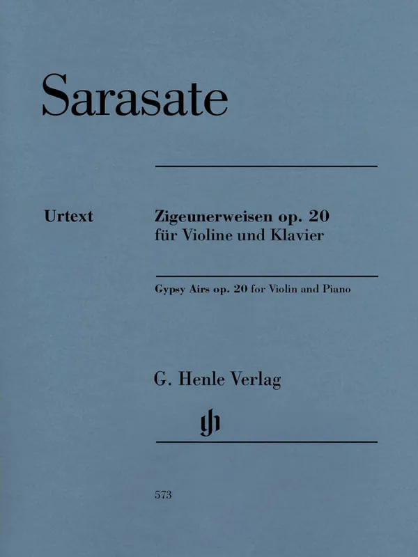 Paiement Sécurisé G. Henle Verlag Gypsy Airs, Op. 20 (Zigeunerweisen Opus 20) - Sarasate/Heinemann - Violin/Piano