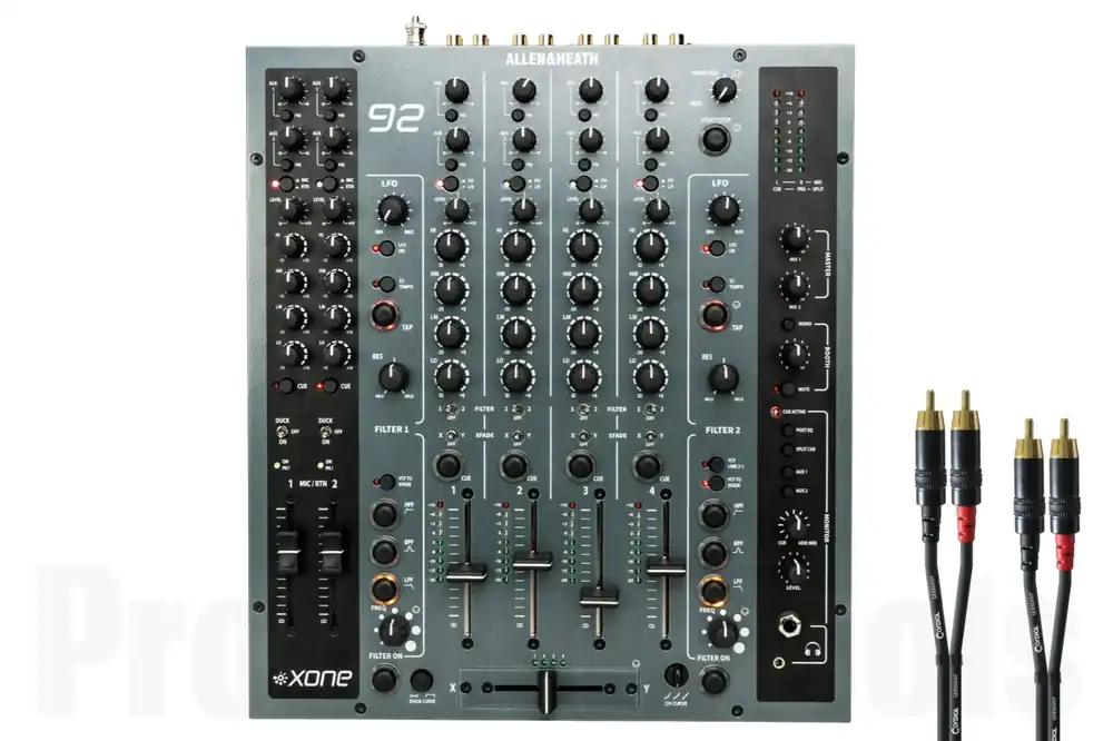 Expédition Rapide Allen & Heath XONE 92 Mk2 inkl. Cordial CFU 3 CC - Bundle Set