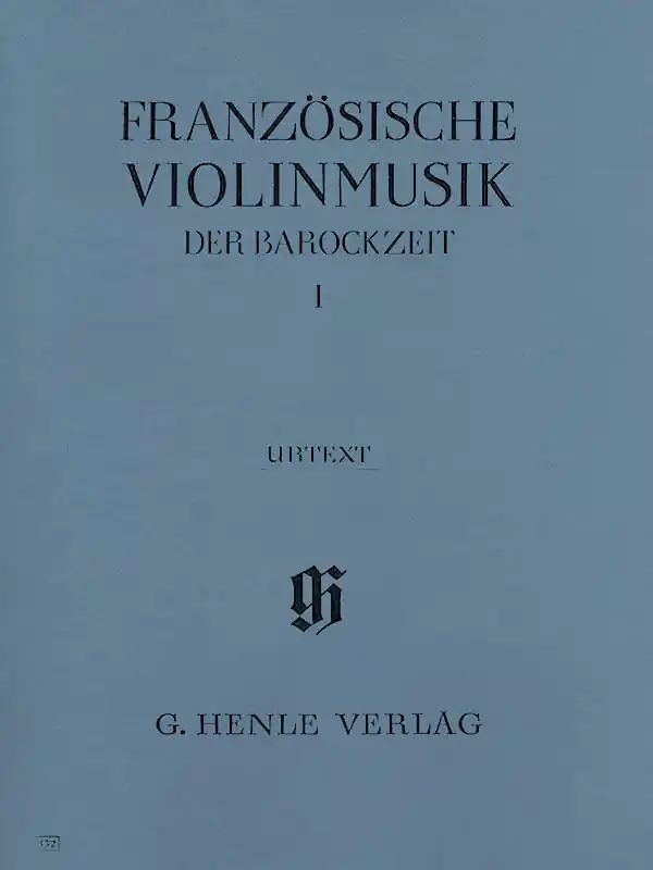 Vente Directe G. Henle Verlag French Violin Music of the Baroque Era, Volume I - Meyn-Beckmann - Violin/Piano - Book