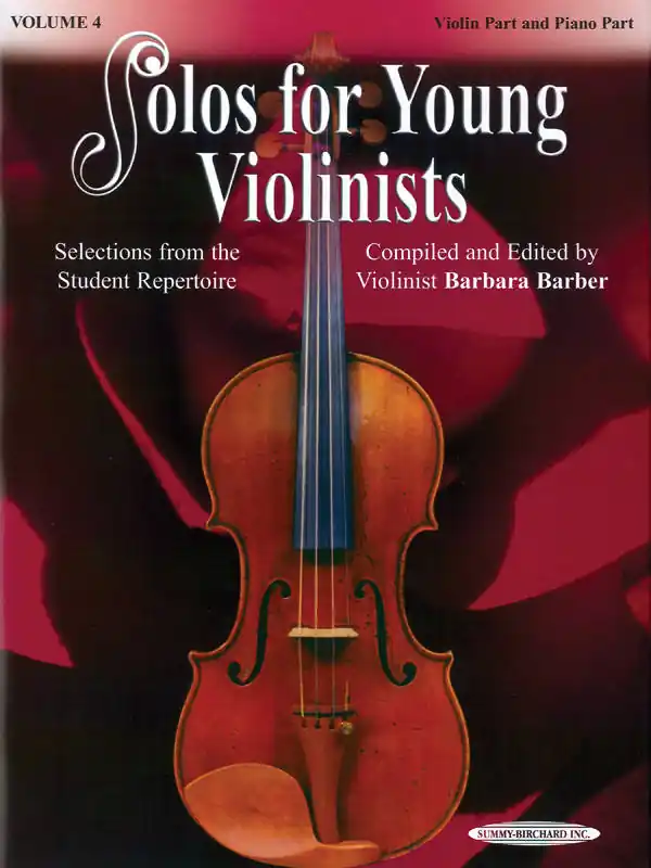 Livraison Express Summy-Birchard Solos for Young Violinists, Volume 4 - Barber - Violin/Piano - Book