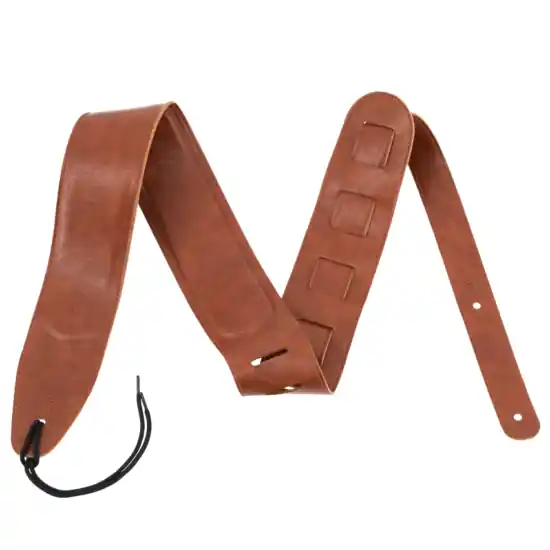 Sangle guitare cuir rembourrée Prodipe marron Prix Promo