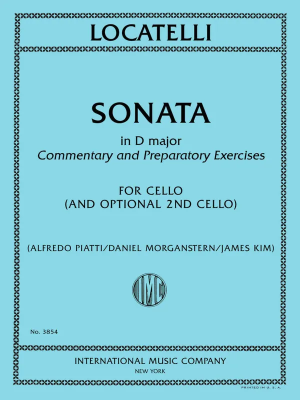 Nouveauté International Music Company Sonata in D Major - Locatelli - Cello Duet - Book